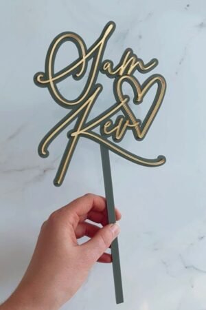 Acrylic Cake Topper