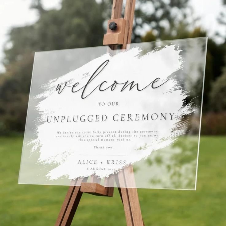 Acrylic Welcome Sign - Image 2