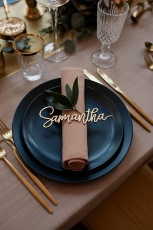 Acrylic Place Card Cut Outs