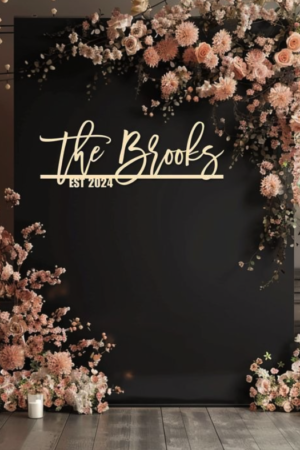Acrylic Backdrop Cut Outs (Detailed/Script Words)