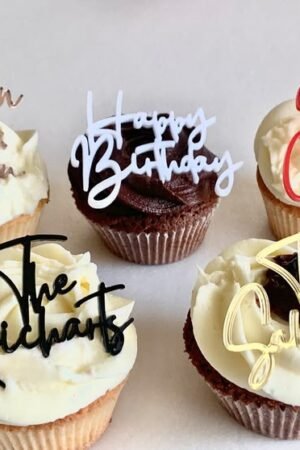 Acrylic Cupcake Topper