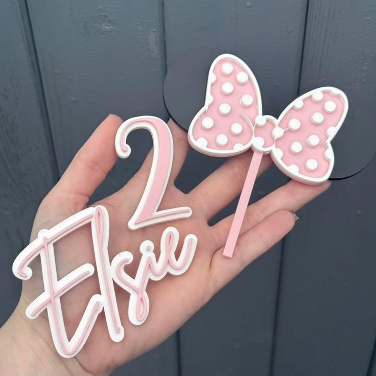 Acrylic Cupcake Topper - Image 3