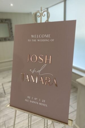 Acrylic Welcome Sign