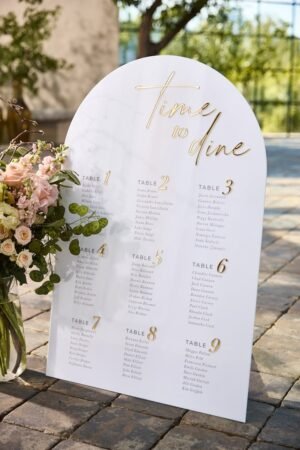 Acrylic Seating Chart