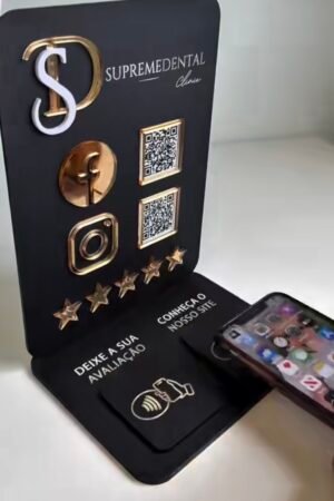 NFC + QR Logo Stand